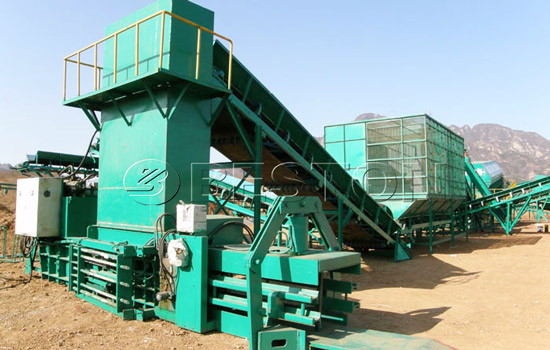 Beston garbage recycling plant for sale