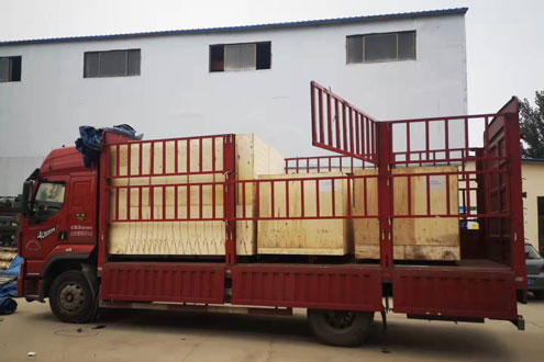 BTF1-4 Manual Egg Tray Making Equipment Shipped to Peru