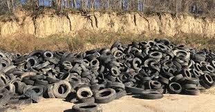 tyre accumulation